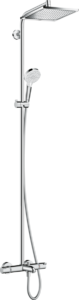 CROMETTA E SHOWERPIPE 240 1JET WITH BATH THERMOSTAT 27298000 CROMETTA E SHOWERPIPE 240 1JET WITH BATH THERMOSTAT 27298000