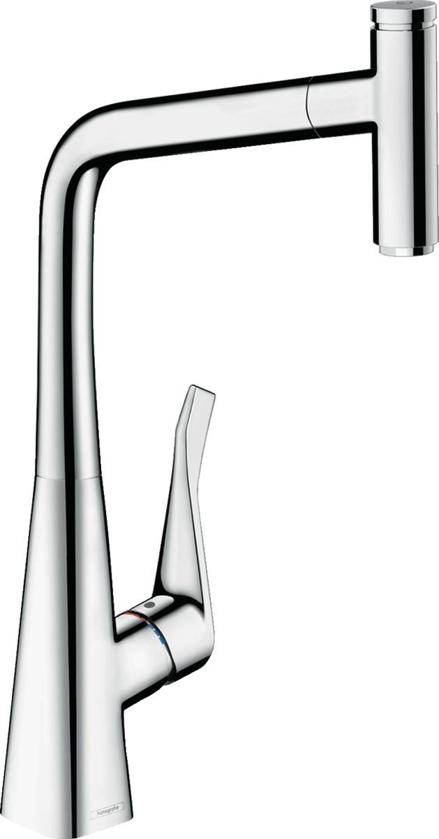 METRIS SELECT M71 SINGLE LEVER KITCHEN MIXER PULL-OUT SPOUT 14884000