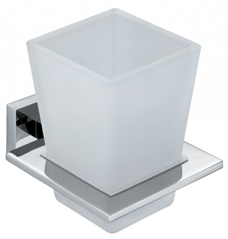 LEVEL FROSTED GLASS TUMBLER AND HOLDER – LEV-183- CP