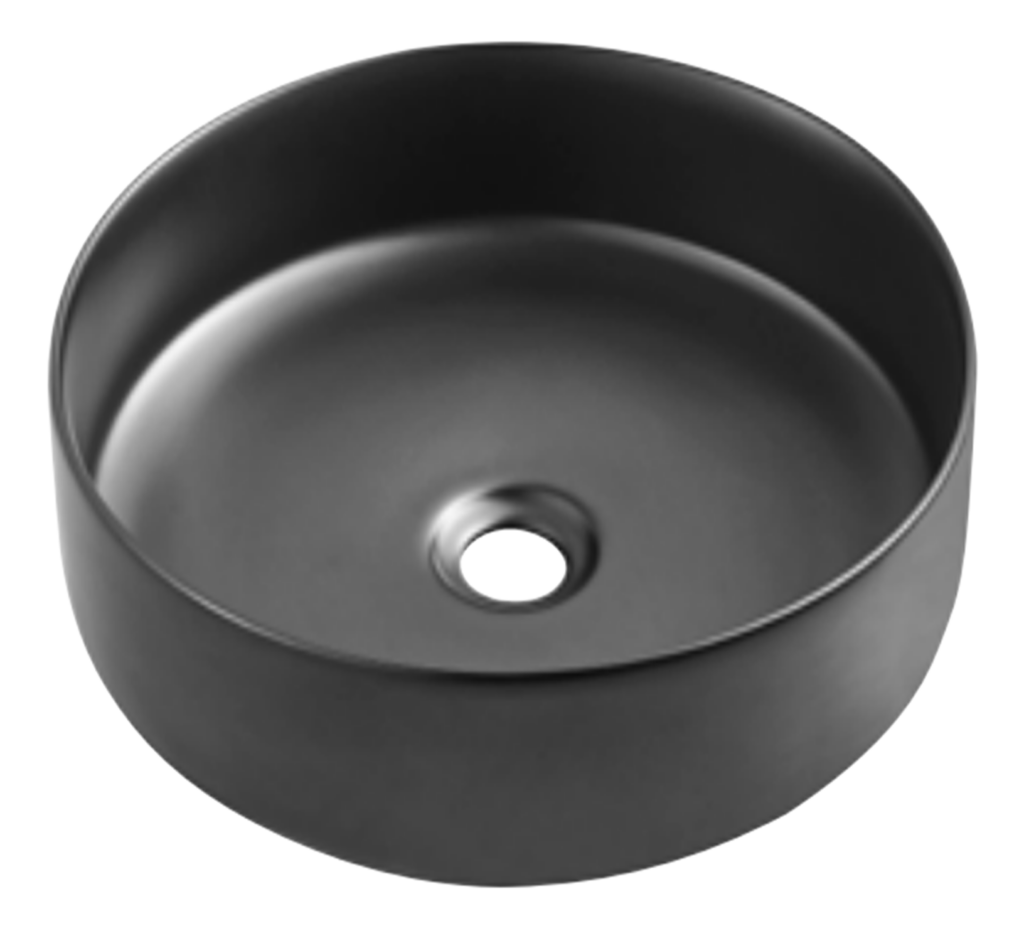 Matte black sink